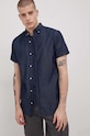 Produkt by Jack & Jones koszula bawełniana granatowy 12206323.DarkBlueDe