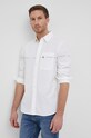 Bavlnená košeľa Calvin Klein Jeans J30J319669.PPYY biela