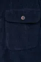 Βαμβακερό πουκάμισο Jack & Jones σκούρο μπλε