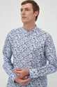 Karl Lagerfeld camicia di lino Uomo