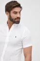 biela Ľanová košeľa Polo Ralph Lauren