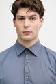 BOSS koszula męska bawełniana z elastanem H-HANK-kent-C1-214 niebieski 50469345