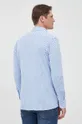 μπλε Βαμβακερό πουκάμισο BOSS