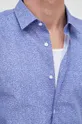 Bavlnená košeľa HUGO modrá