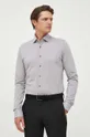 sivá Bavlnená košeľa Michael Kors Pánsky