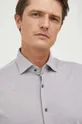 sivá Bavlnená košeľa Michael Kors