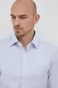 tyrkysová Bavlnená košeľa Michael Kors Pánsky