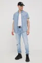 Wrangler camicia di jeans 100% Cotone