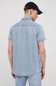 Wrangler camicia di jeans blu W5J1LW31S