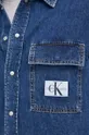 Τζιν πουκάμισο Calvin Klein Jeans σκούρο μπλε