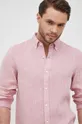 ružová Ľanová košeľa Michael Kors