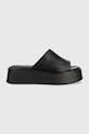 Vagabond Shoemakers klapki skórzane COURTNEY 5-8 cm czarny 5334.601.92