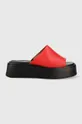 červená Kožené šľapky Vagabond Shoemakers Courtney Dámsky