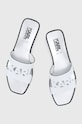 Karl Lagerfeld slapi de piele Skoot Ii alb KL80405.01S