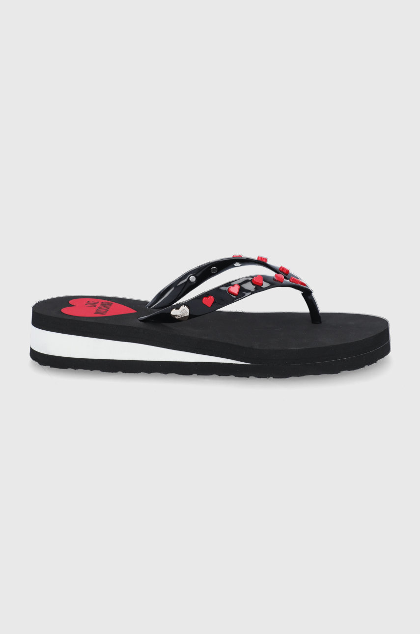 fekete Love Moschino flip-flop Női