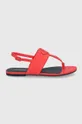 červená Kožené sandále Calvin Klein Jeans Dámsky