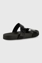 Kožne natikače Calvin Klein Jeans YW0YW00598.BDS crna SS22