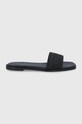Calvin Klein klapki tekstylny czarny HW0HW00817.BAX