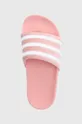 pink adidas Originals sliders