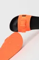 orange adidas Originals sliders