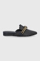 Kožené pantofle Kurt Geiger London Chelsea přírodní kůže černá 5126400109.BLACK