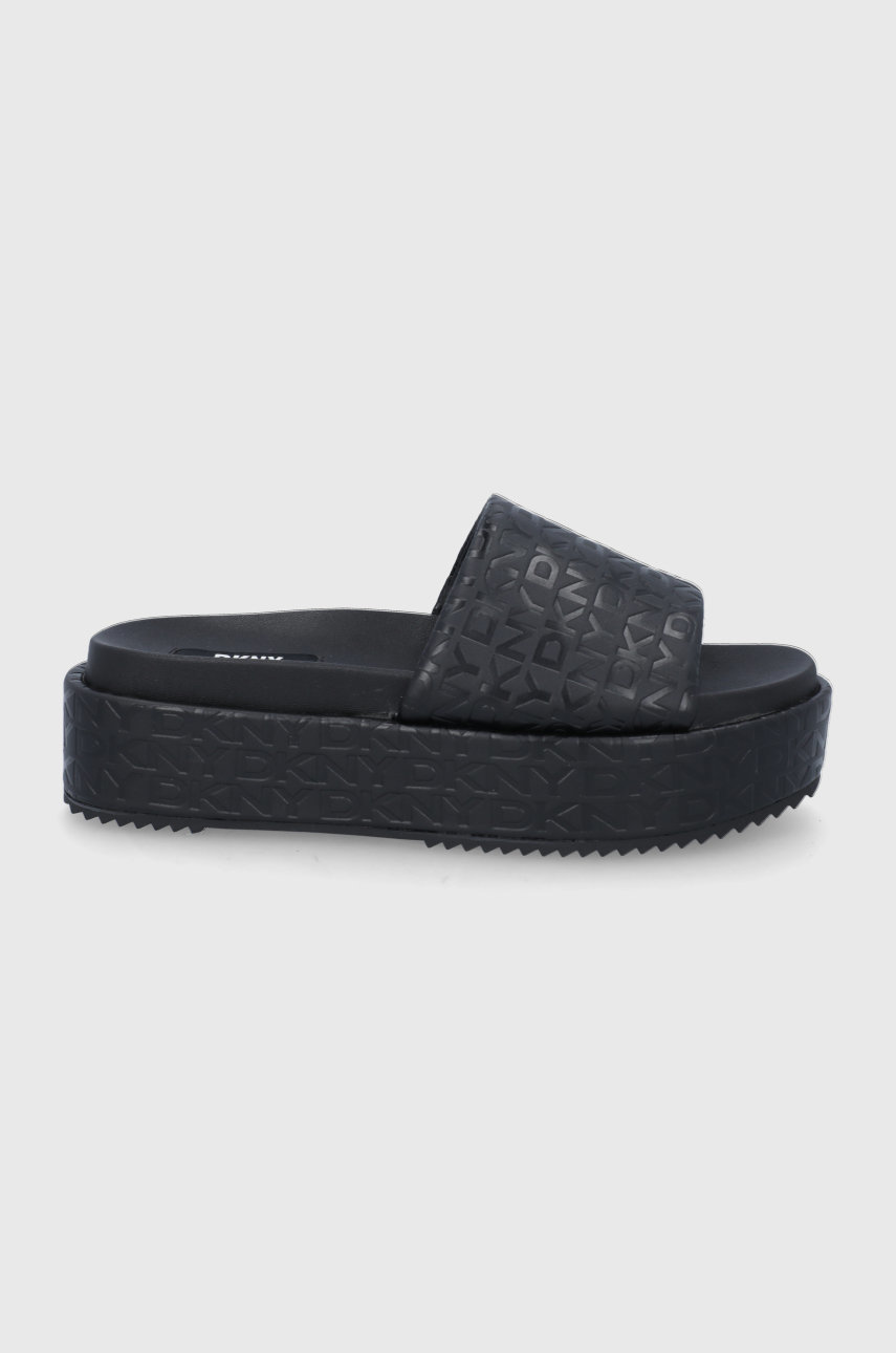 černá Pantofle Dkny Dámský