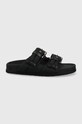 Red Valentino ciabatte slide flat nero XQ0S0H45KAG.0NO