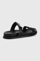 Kožené pantofle Emporio Armani X3P778.XF271.00002 černá SS22