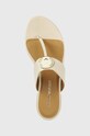 Emporio Armani japonki skórzane beżowy X3Q078.XF636.00159