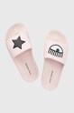 Chiara Ferragni ciabatte slide flat rosa CF2955.012