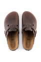 Шкіряні шльопанці Birkenstock Boston коричневий 860133