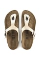 Birkenstock japonki skórzane Gizeh 943873 beżowy