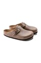 Шлепанцы из нубука Birkenstock Boston коричневый 960813