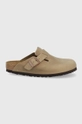 barna Birkenstock papucs velúrból Boston Női