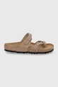 Kožené šľapky Birkenstock Mayari usňová koža béžová 1011433