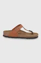 καφέ Σαγιονάρες Birkenstock Gizeh Γυναικεία