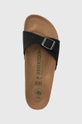 fekete Birkenstock papucs Madrid