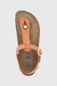oranžová Kožené sandále Birkenstock Kairo