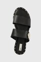 Kožené pantofle Mexx Sandal Jowella černá MXCY009101W.1000