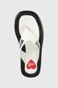 Кожаные вьетнамки Love Moschino белый JA28293G0EIE310A