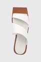 Furla slapi de piele Net alb YF25FUA.Y62000.01B00