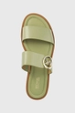 зелений Шкіряні шльопанці MICHAEL Michael Kors Summer Sandal