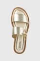 zlatá Kožené šľapky MICHAEL Michael Kors Summer Sandal