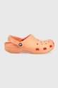 orange Crocs sliders Women’s