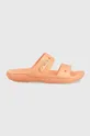 oranžová Pantofle Crocs CLASSIC 206761 Dámský