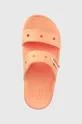 oranžová Pantofle Crocs CLASSIC 206761