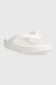 Crocs infradito  Classic Platform Flip bianco
