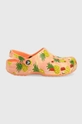 оранжевый Шлепанцы Crocs Classic Retro Resort Женский