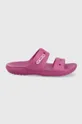 pink Crocs sliders CLASSIC 206761 Women’s
