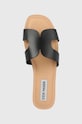 Steve Madden klapki skórzane czarny SM11001541.017